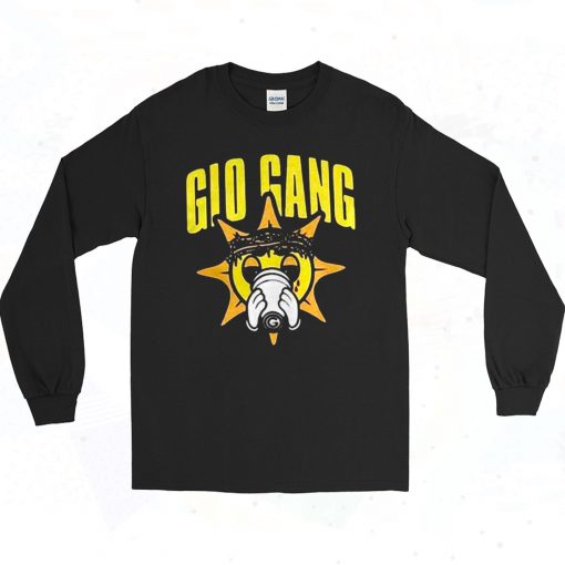 Chief Keef Rapper Glo Gang 90s Style Long Sleeve Shirt