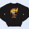 Best Dad on Fire Sweatshirt