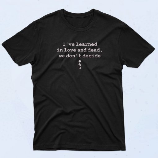 Dermot Kennedy Ive Learned In Love And Dead 90s T Shirt Retro