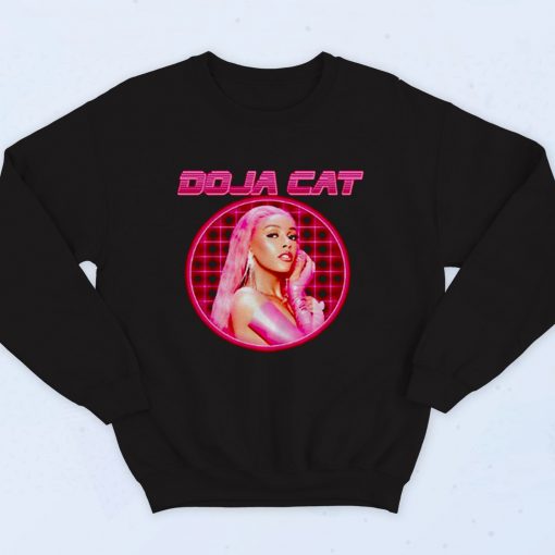 Doja Cat Laser Grid 90s Hip Hop Sweatshirt