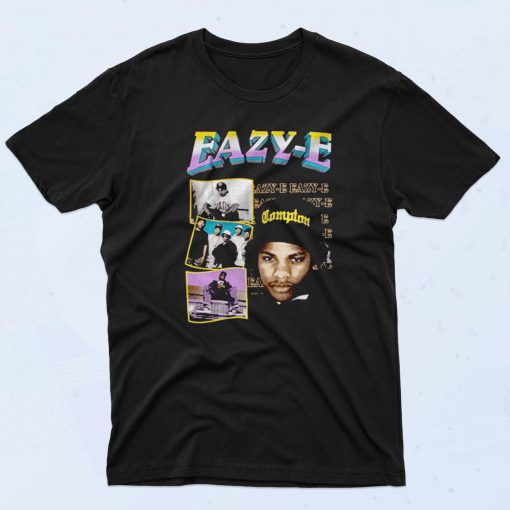 Eazy E Compton Homage Hip Hop Cool 90s Rapper T shirt