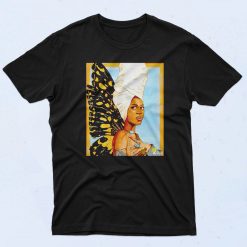 Erykah Badu Butterfly Cool 90s Rapper T shirt