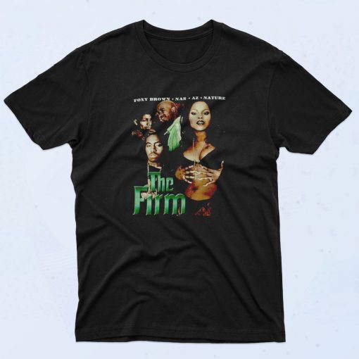 Firm Queens Nas Foxy Brown 90s T Shirt Retro