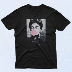 Frida Kahlo Bubble Gum 90s T Shirt Retro