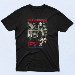 Gravediggaz Diary Of A Madman 90s T Shirt Retro