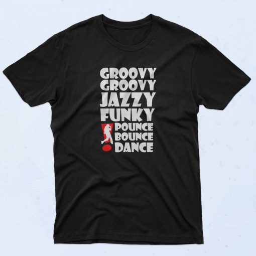 Groovy Jazzy Funky 90s T Shirt Retro