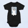 Hipster Bunny Eyeglasses Unisex Baby Onesie