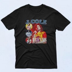 J Cole I Got Dreams 90s T Shirt Retro