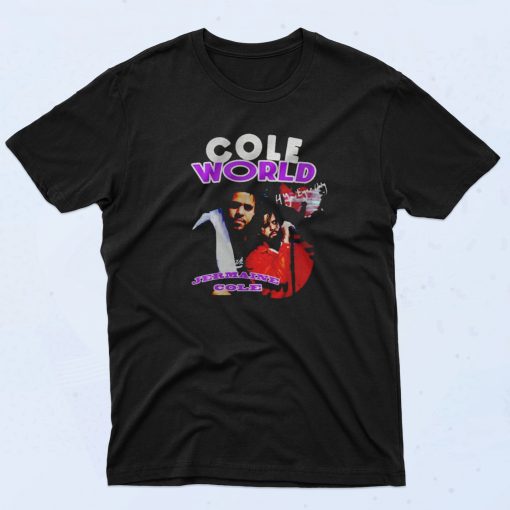 J Cole World 90s T Shirt Retro