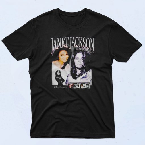 Janet Jackson Thats The Way Love Goes 90s T Shirt Retro