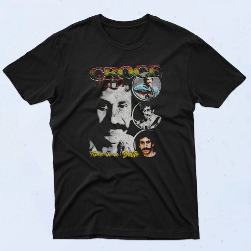 Jim Croce Time In A Bottle 90s T Shirt Retro