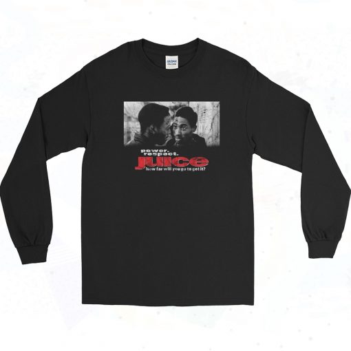 Juice 2pac Shakur Omar Epps Vintage 90s Long Sleeve Shirt