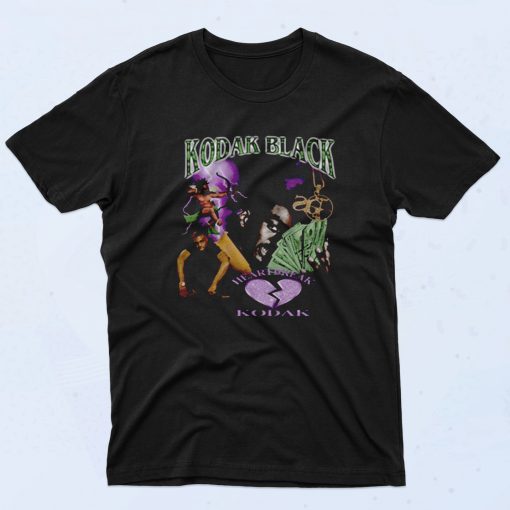 Kodak Black Diamond Heartbreak Cool 90s Rapper T shirt