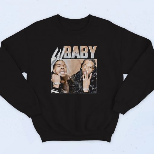 Lil Baby Harder Than Ever 90s Sweatshirt Style