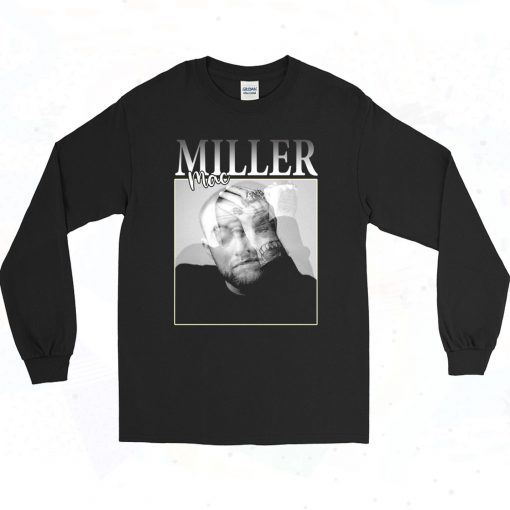 Mac Miller 3d Homage 90s Style Long Sleeve Shirt