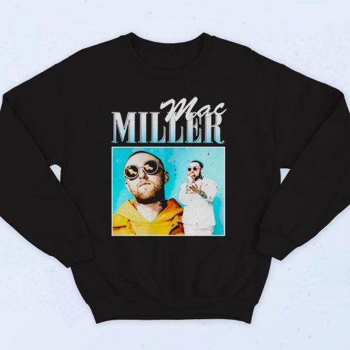 Mac Miller Homage 90s Hip Hop Sweatshirt