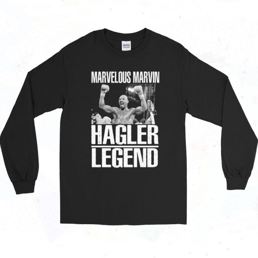 Marvelous Marvin Hagler Legend 90s Style Long Sleeve Shirt