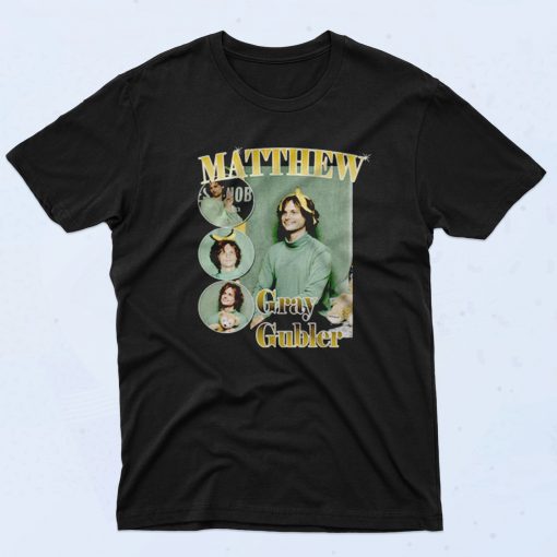 Matthew Gray Gubler Criminal Minds Cool 90s Rapper T shirt