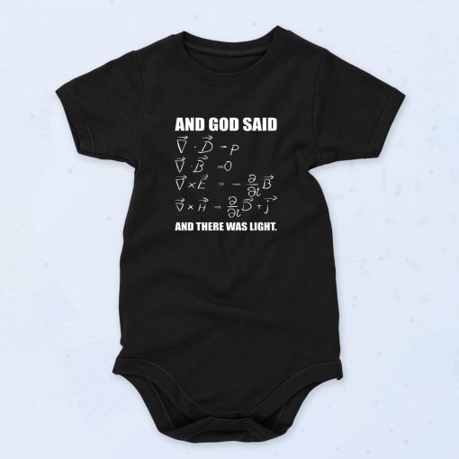 Maxwell Equation Unisex Baby Onesie