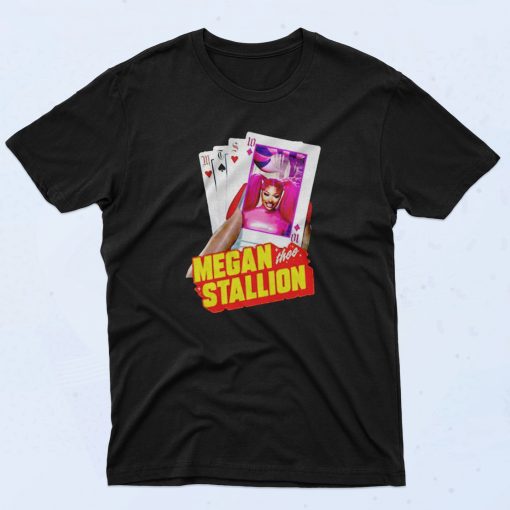 Megan Thee Stallion Playing Card 90s T Shirt Retro