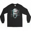 Michael Caine Holographic 90s Style Long Sleeve Shirt