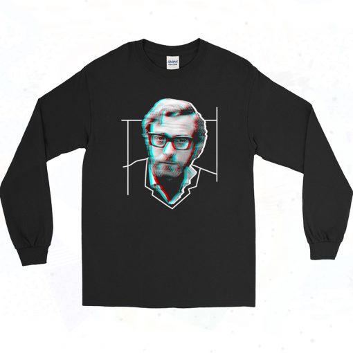 Michael Caine Holographic 90s Style Long Sleeve Shirt