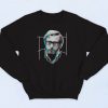 Michael Caine Holographic 90s Sweatshirt Style