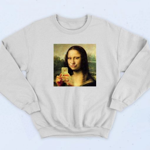 Mona Lisa Gioconda Selfie Sweatshirt