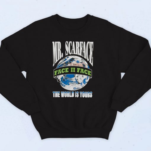 Mr Scarface Face To Face 90s Sweatshirt Style