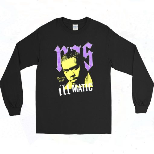 Nas Illmatic Queens 1994 90s Style Long Sleeve Shirt