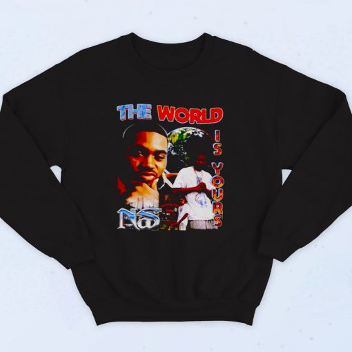 Nas Is Yours Homage 90s Hip Hop Sweatshirt