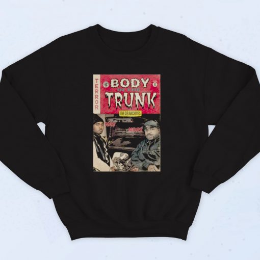 Noreaga Nas Body In The Trunk Comic 90s Hip Hop Sweatshirt