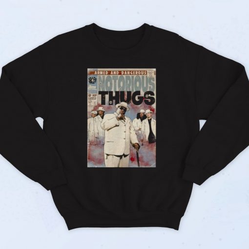 Notorious Thugs Comic Book 90s Hip Hop Sweatshirt