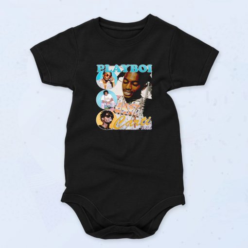 Playboi Carti Homage Young Rapper Baby Onesie