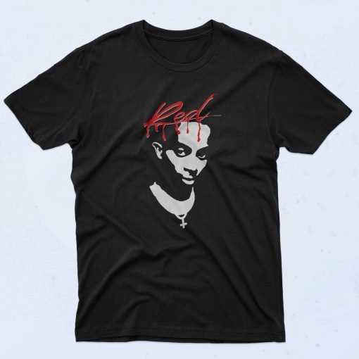 Playboi Carti Red 90s T Shirt Retro