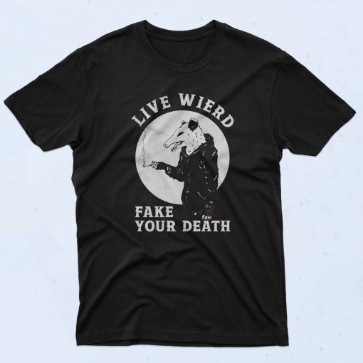 Possum Weird Fake Your Death 90s T Shirt Retro