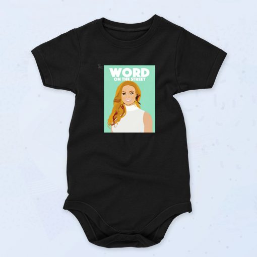 Rhop Gizelle Bryant Word On The Street Young Rapper Baby Onesie