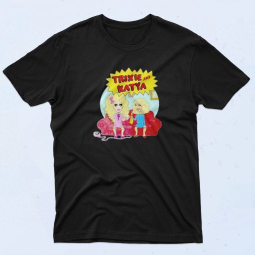 Rixie And Katya Show Couch Beavis Cool 90s Rapper T shirt