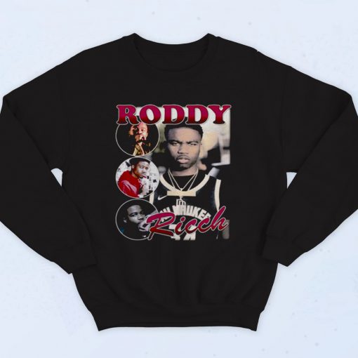 Roddy Ricch Homage 90s Hip Hop Sweatshirt