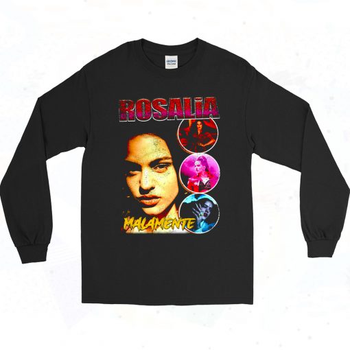 Rosalia Malamente 90s Style Long Sleeve Shirt