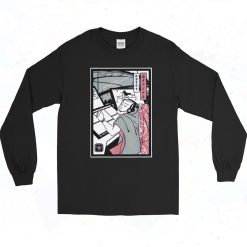 Samurai Pilot Vintage 90s Long Sleeve Shirt