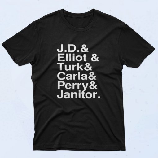 Scrubs Tv Show Jd Elliot Cool 90s Rapper T shirt