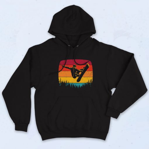 Snowboarding Rider Retro Classic Hoodie