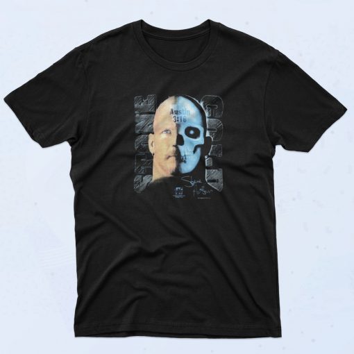 Stone Cold Steve Austin WWF Signature Fashionable T Shirt