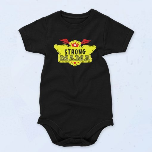 Strong Mama Wings Unisex Baby Onesie