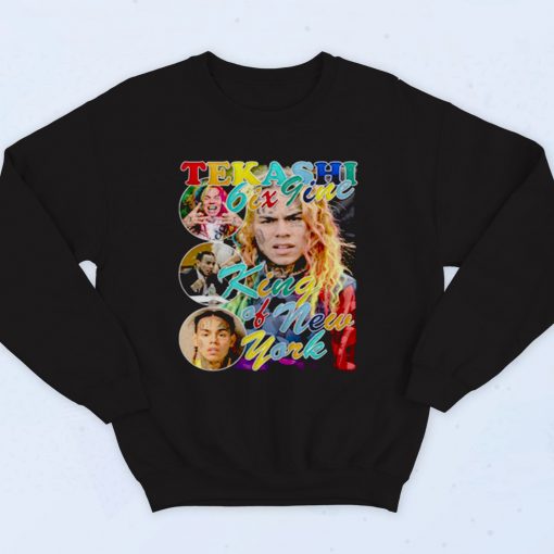 Tekashi 6ix9ine Homage 90s Hip Hop Sweatshirt