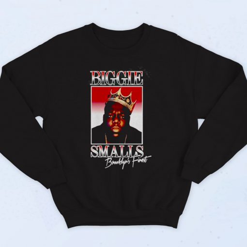 The Notorious Big Biggie Brooklyns Finest 90s Sweatshirt Style