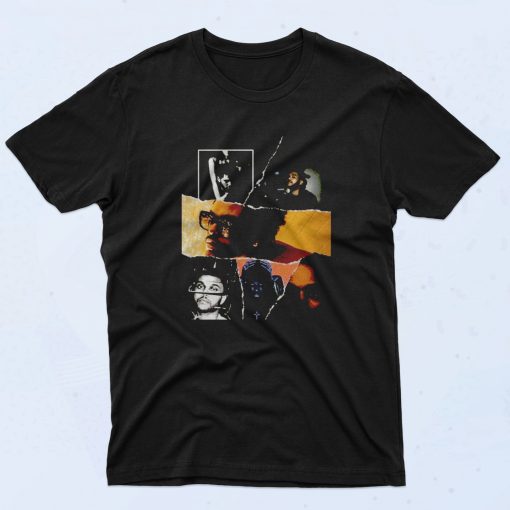 The Weeknd Album Collage 90s T Shirt Retro