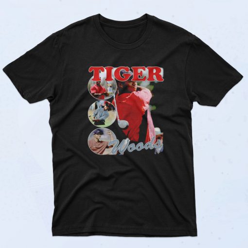 Tiger Woods Homage Cool 90s Rapper T shirt