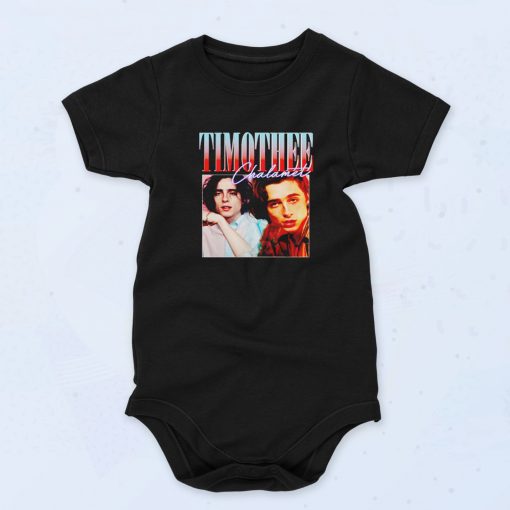 Timothee Chalamet Classic Young Rapper Baby Onesie